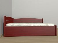 Łóżko Elwira lewe kasztan