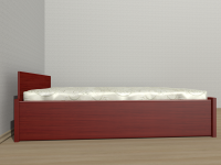 Łóżko Jowita kasztan