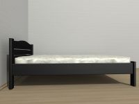 Łóżko Nadia heban