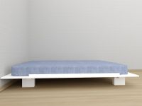 Łóżko Jang białe