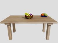 ława z drewna dębowego