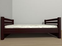 łóżko wenge