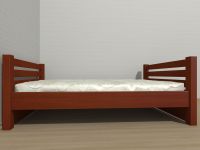 łóżko orzech jasny