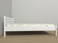 Łóżko drewniane INES białe