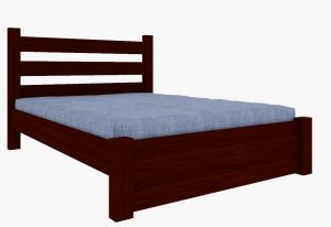 Łóżko z wysokim zagłówkiem RIMULA