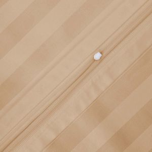 Pościel BAMBOO STRIPE BEIGE Darymex – detal zamka