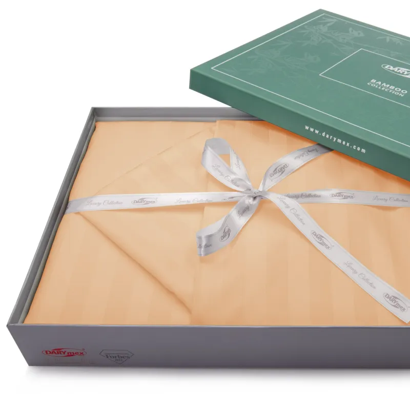 Pościel BAMBOO STRIPE BEIGE Darymex – otwarte opakowanie