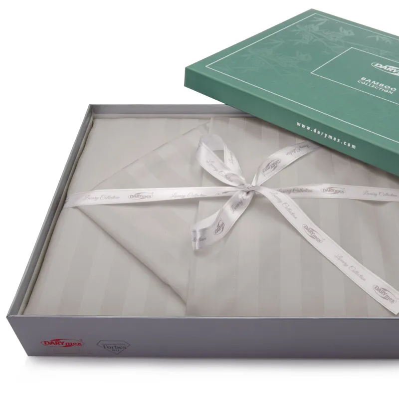 Pościel BAMBOO STRIPE GREY Darymex – otwarte opakowanie