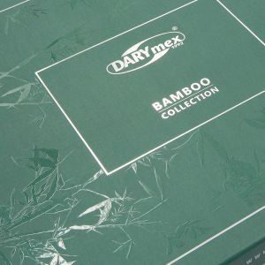Pościel BAMBOO STRIPE SEA TURQUOISE Darymex – detal pasów tkaniny