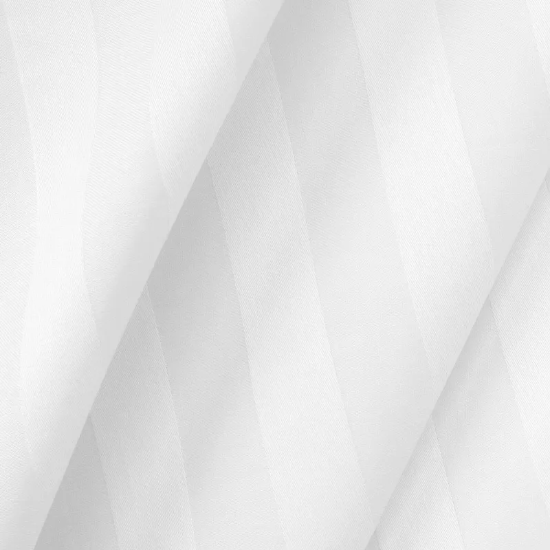 Pościel BAMBOO STRIPE WHITE Darymex – detal pasów tkaniny