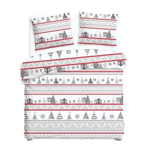 Pościel FLANELOVE 31514/1 Darymex – komplet na białym tle