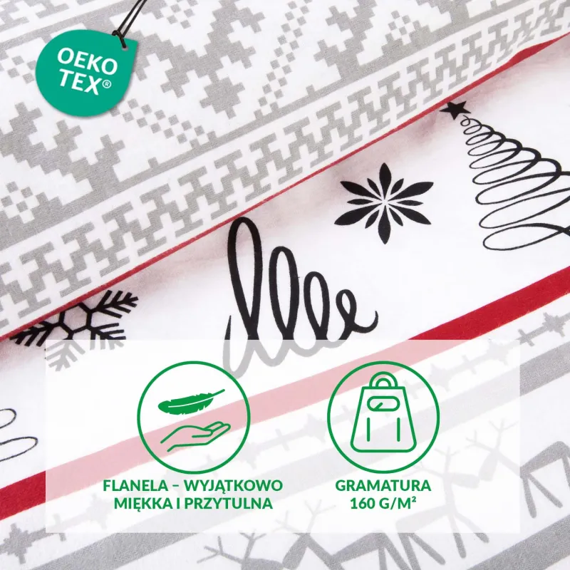 Pościel FLANELOVE 31514/1 Darymex – grafika o flaneli i gramaturze