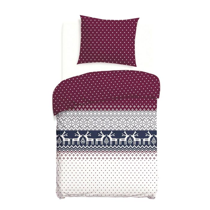 Pościel FLANELOVE 31515/1 Darymex – komplet na białym tle