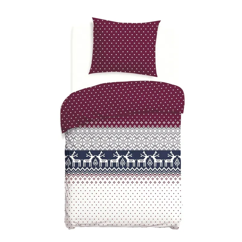 Pościel FLANELOVE 31515/1 Darymex – komplet na białym tle