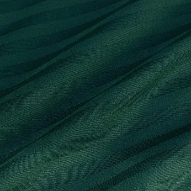 Pościel EXCLUSIVE CIZGILI DARK GREEN Darymex – detal pasów tkaniny