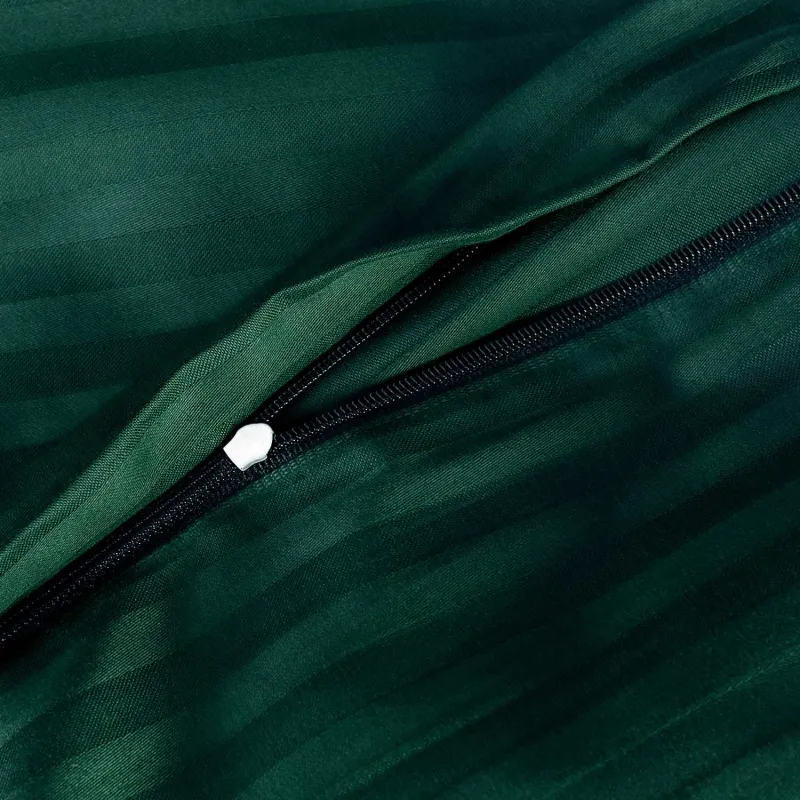 Pościel EXCLUSIVE CIZGILI DARK GREEN Darymex – detal zamka