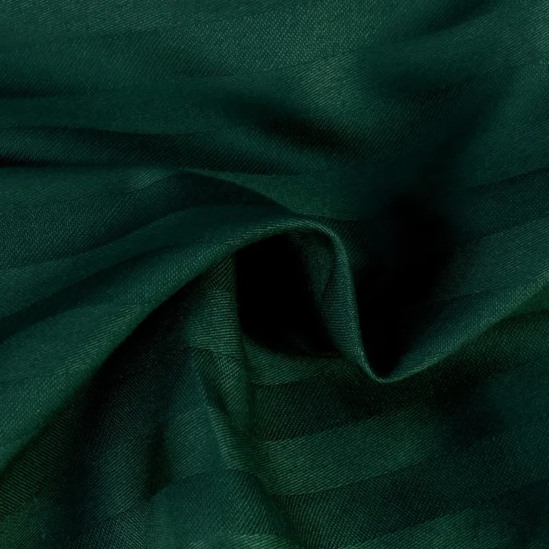Pościel EXCLUSIVE CIZGILI DARK GREEN Darymex – detal pasów tkaniny
