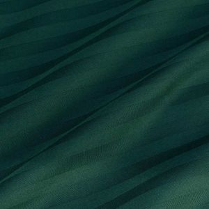 Pościel EXCLUSIVE CIZGILI DARK GREEN Darymex – detal pasów tkaniny