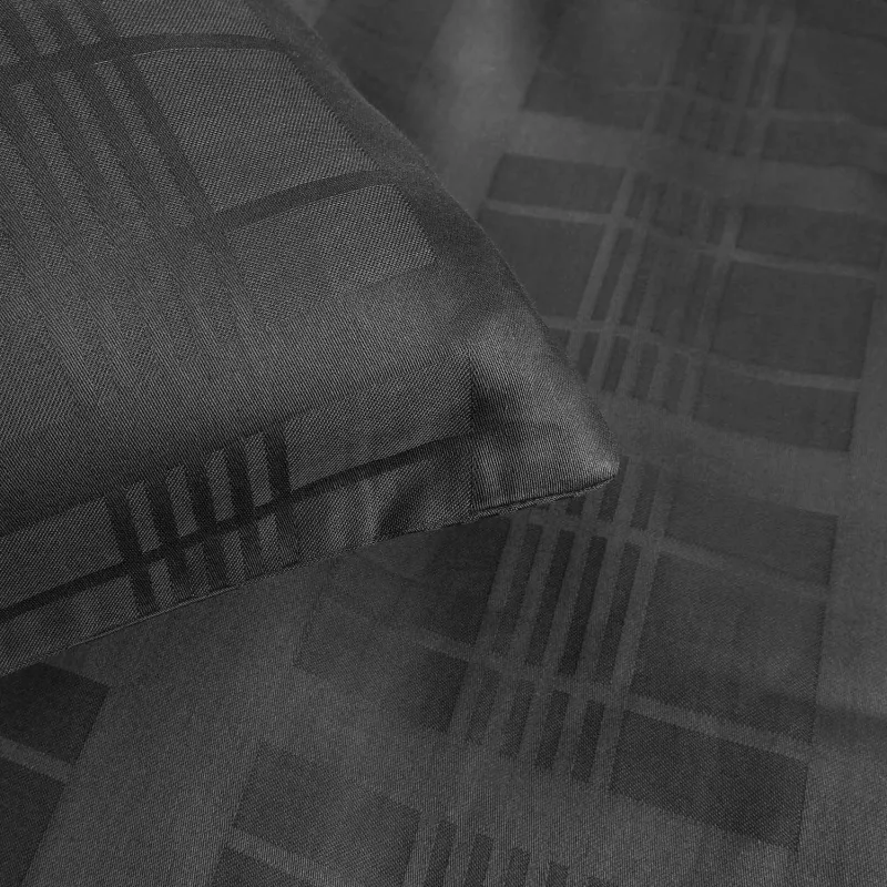 Pościel EXCLUSIVE MARSELA ANTHRACITE Darymex – wywinięty fragment tkaniny