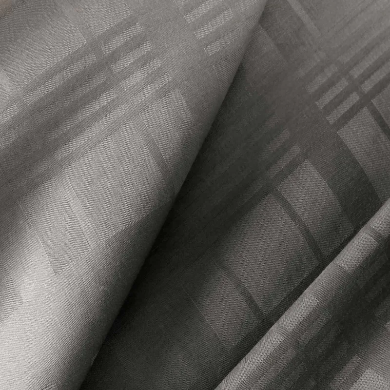 Pościel EXCLUSIVE MARSELA GREY Darymex – fałdy tkaniny w kratę