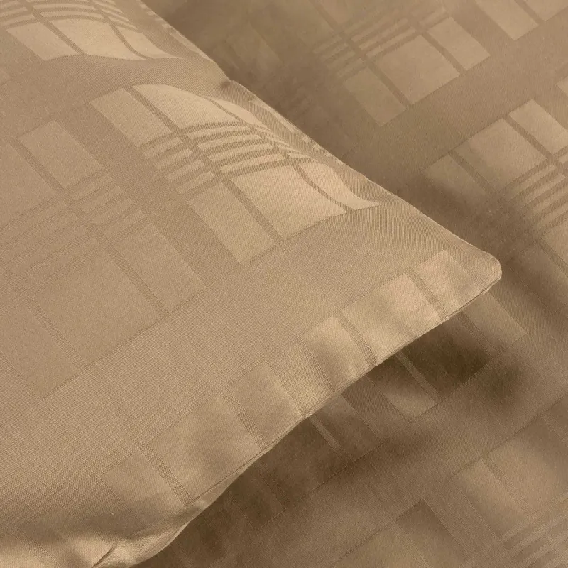 Pościel EXCLUSIVE MARSELA LIGHT BROWN Darymex – poszewka na tle poszwy