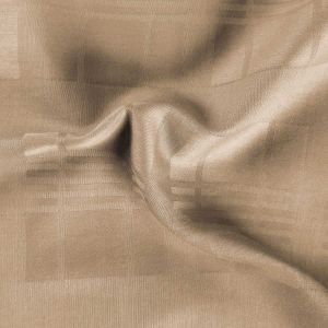 Pościel EXCLUSIVE MARSELA LIGHT BROWN Darymex – drapowana tkanina w kratę