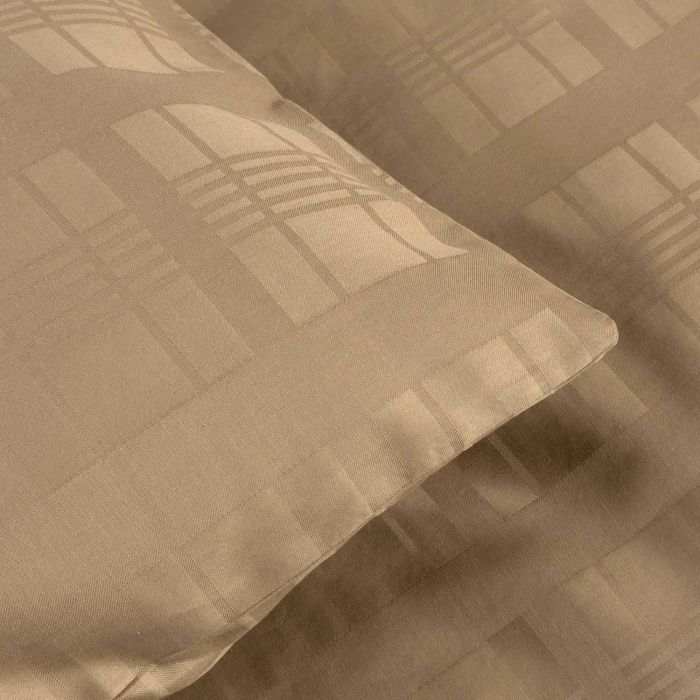 Pościel EXCLUSIVE MARSELA LIGHT BROWN Darymex – poszewka na tle poszwy