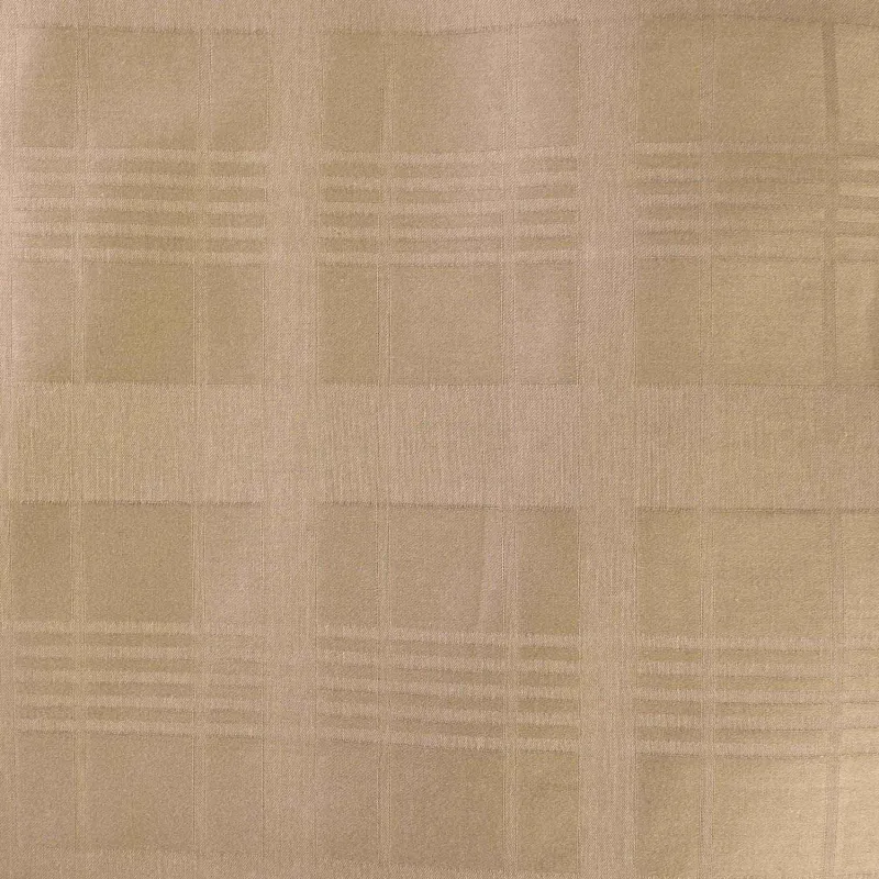 Pościel EXCLUSIVE MARSELA LIGHT BROWN Darymex – zbliżenie wzoru w kratę