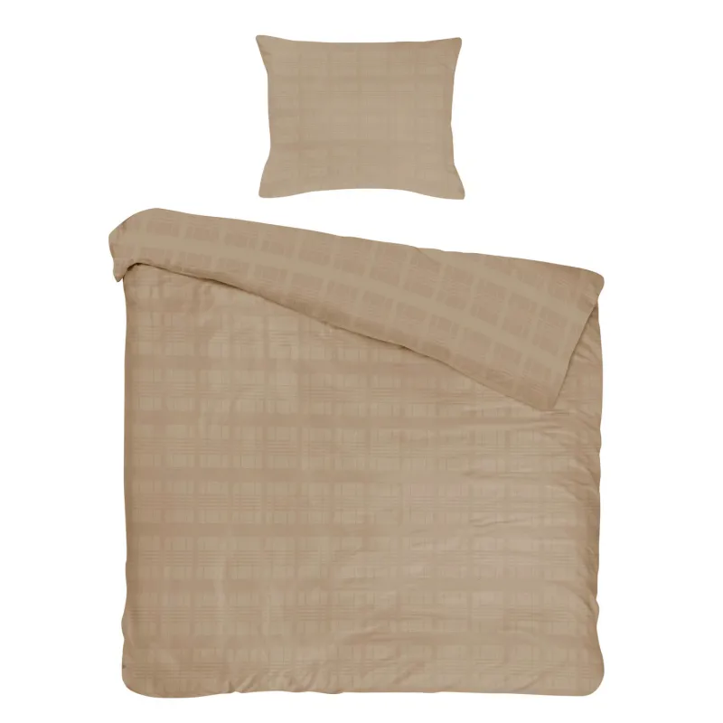 Pościel EXCLUSIVE MARSELA LIGHT BROWN Darymex – poszwa i jedna poszewka