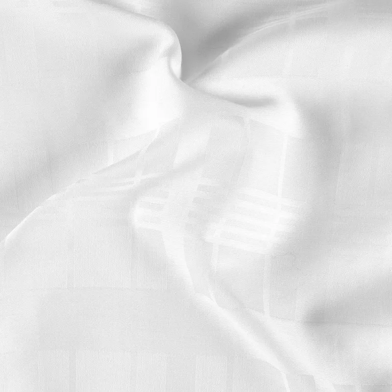 Pościel EXCLUSIVE MARSELA WHITE Darymex – drapowana biała tkanina