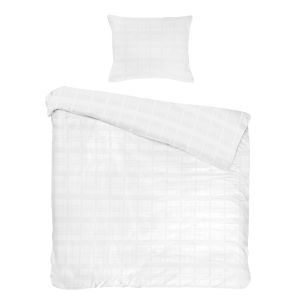 Pościel EXCLUSIVE MARSELA WHITE Darymex – poszwa i jedna poszewka