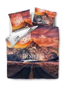 Pościel PANELOVE 61503/1 Darymex – widok z góry z motywem gór
