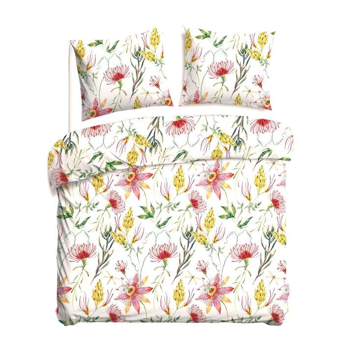 Pościel COTTONLOVE 71508/1 Darymex – poszwa i dwie poszewki w kwiaty