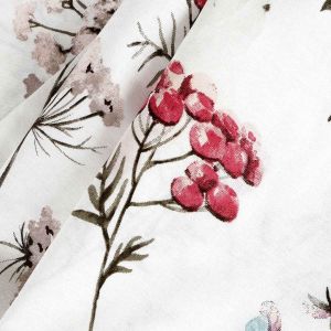 Pościel COTTONLOVE 71510/1 Darymex – założona tkanina z czerwonym wzorem