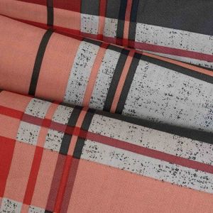 Pościel COTTONLOVE 71512/1 Darymex – ukośne fałdy tkaniny w kratę