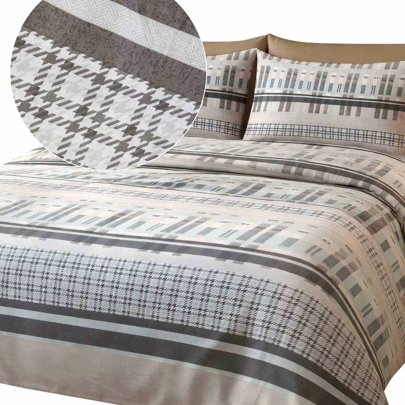 Pościel COTTONLOVE 71515/1 Darymex – widok pościeli i detal pepitki