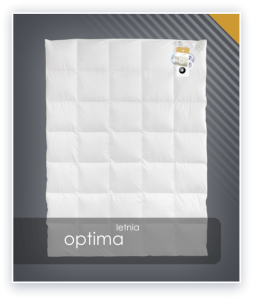 OPTIMA 200x220 kołdra z 85% puchu i 15% piórek