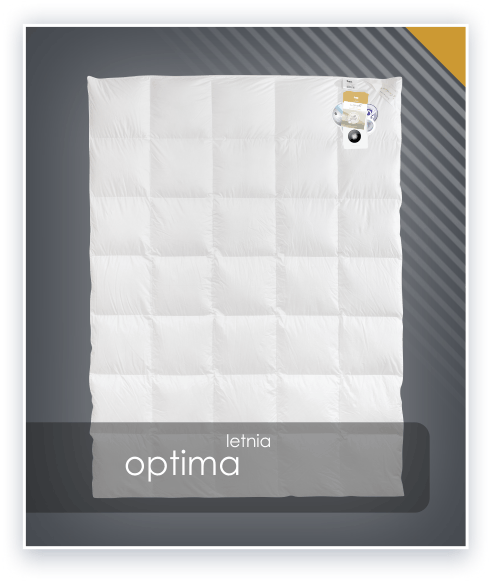 OPTIMA 200x220 kołdra z 85% puchu i 15% piórek