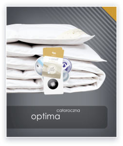 Puchowa kołdra 135x200 OPTIMA AMZ z naturalnym wypełnieniem
