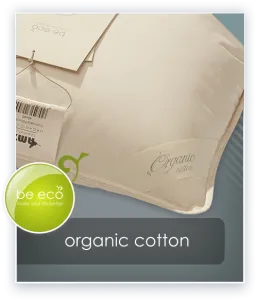 ORGANIC COTTON poduszka puch 70x80