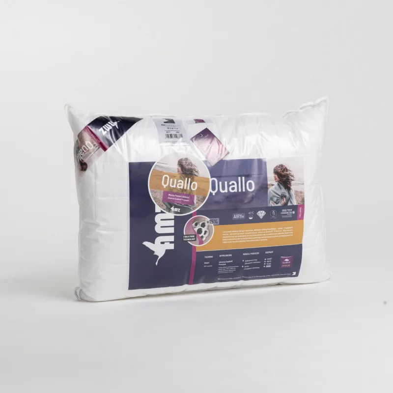 QUAllO AMZ 50×70 poduszka z wypełnieniem Advansa Quallofil Premium w opakowaniu