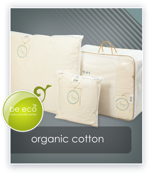 Naturalna poduszka puchowa AMZ ORGANIC COTTON 50x70