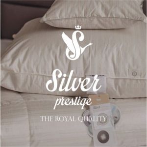 Poduszka SILVER PRESTIGE AMZ – grafika z logo