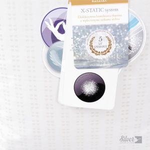 Poduszka SILVER PRESTIGE AMZ – etykiety na poszyciu