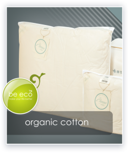 Poduszka ORGANIC COTTON AMZ – grafika poduszki i opakowania