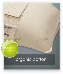 Poduszka ORGANIC COTTON AMZ – grafika detalu poszycia