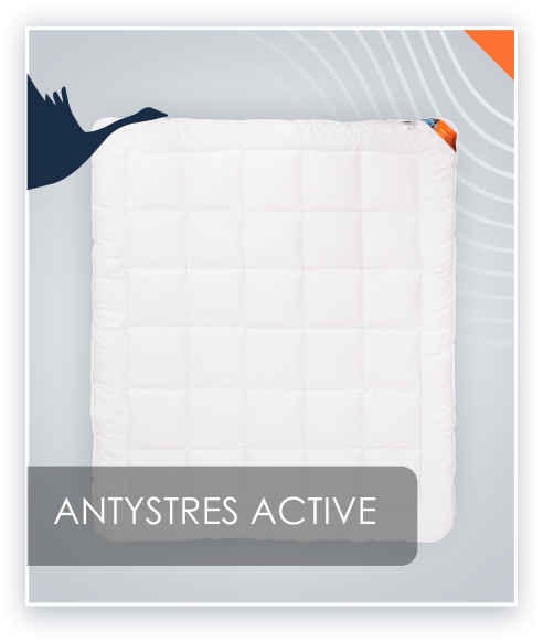 Kołdra zimowa DUO ANTYSTRES Active 155x200 – dwuwarstwowa konstrukcja