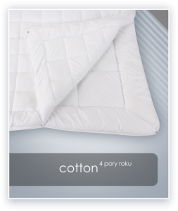 Kołdra antyalergiczna COTTON AMZ 155x200 z bawełnianym poszyciem