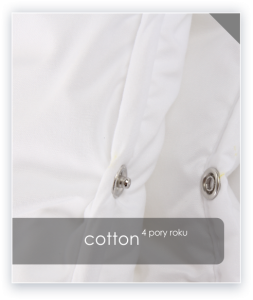 Biała kołdra COTTON 155x200 z syntetycznym wypełnieniem DreamFill