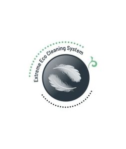 Oznaczenie systemu oczyszczania puchu EEC w kołdrze AMZ